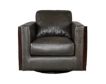 Simon Li J929 Gray Genuine Leather Swivel Chair small image number 1