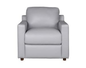Simon Li J856 Gray Genuine Leather Chair