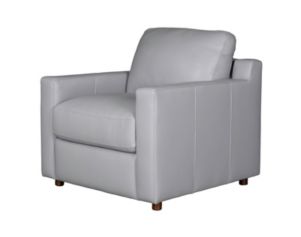 Simon Li J856 Gray Genuine Leather Chair