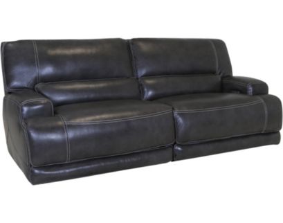 Simon Li M155 Leather Power Reclining Sofa