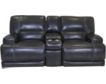 Simon Li M155 Leather Power Recline Console Loveseat small image number 1