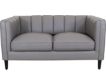 Simon Li J649 Collection 100% Leather Loveseat small image number 1