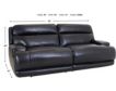 Simon Li M117 Collection Leather Power Headrest Sofa small image number 7