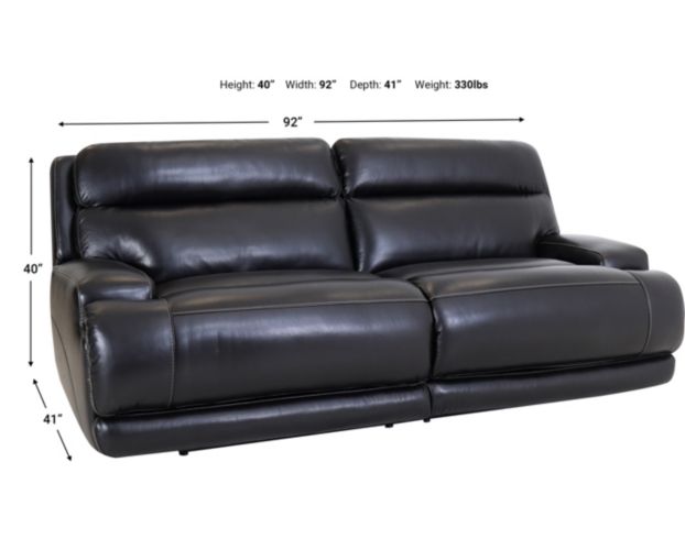 Simon Li M117 Collection Leather Power Headrest Sofa Homemakers