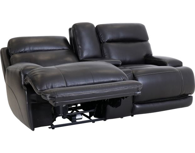 Simon Li M117 Collection Leather Power Console Loveseat large image number 3