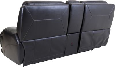 Simon Li M117 Collection Leather Power Console Loveseat | Homemakers