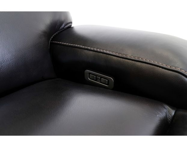 Simon Li M117 Collection Leather Power Head Console Sofa large image number 5