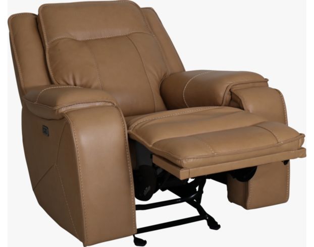 Simon Li M363 Collection Leather Power Glider Recliner large image number 3