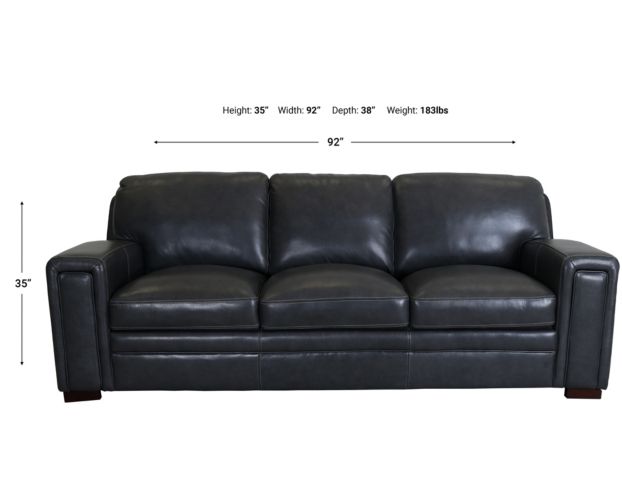 Simon Li J805 Collection 100% Leather Sofa large image number 7