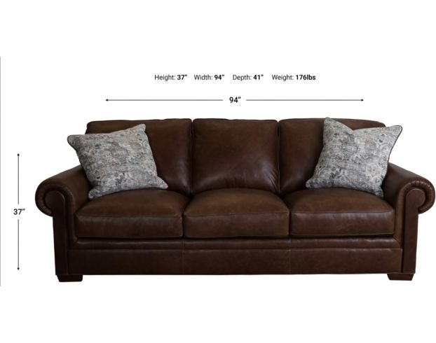 Simon Li J725 Collection 100% Leather Sofa large image number 7