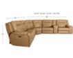 Simon Li M363 6-Piece Leather Power Reclining Sectional small image number 9