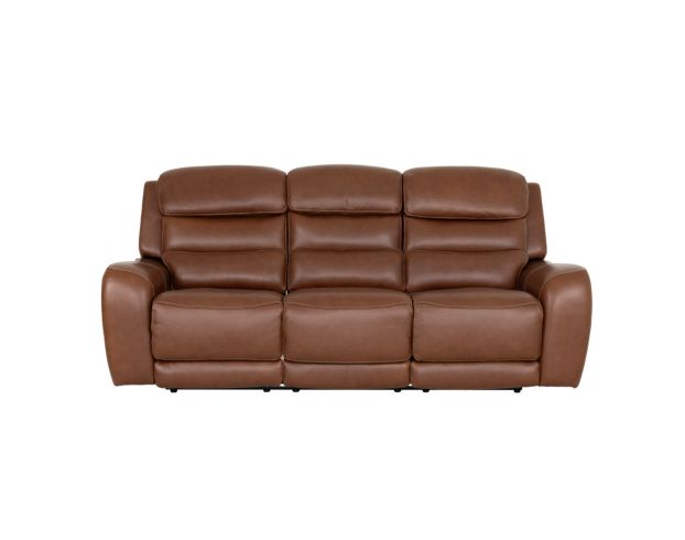 Simon Li Furniture M505 Collection Chestnut Leather Power Reclining Sofa large image number 1