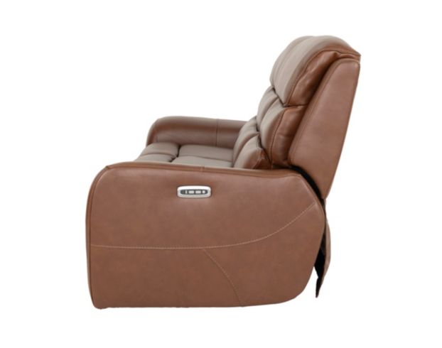 Simon Li Furniture M505 Collection Chestnut Leather Power Reclining Sofa large image number 4