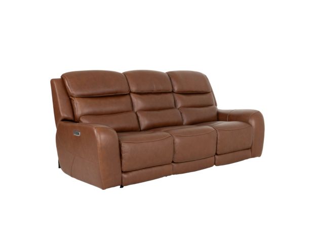 Simon Li Furniture M505 Collection Chestnut Leather Power Reclining Sofa large image number 6