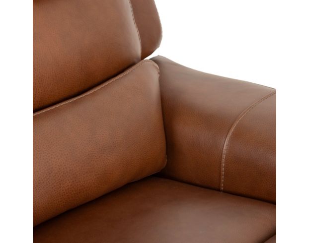 Simon Li Furniture M505 Collection Chestnut Leather Power Reclining Loveseat large image number 9