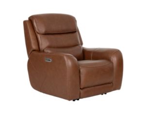 Simon Li Furniture M505 Collection Chestnut Leather Power Recliner