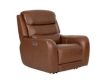 Simon Li Furniture M505 Collection Chestnut Leather Power Recliner small image number 2