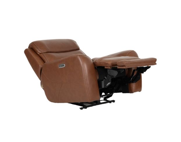 Simon Li Furniture M505 Collection Chestnut Leather Power Recliner large image number 3