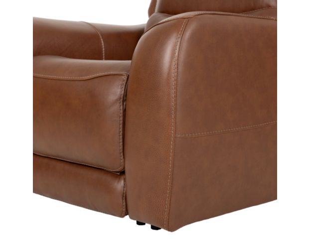 Simon Li Furniture M505 Collection Chestnut Leather Power Recliner large image number 7