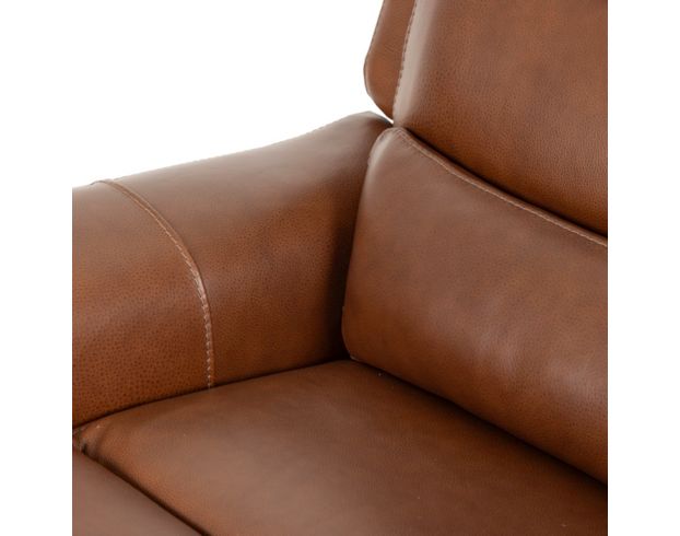 Simon Li Furniture M505 Collection Chestnut Leather Power Recliner large image number 8