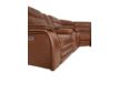 Simon Li M514 Collection Chestnut 6-Piece Leather Power Reclining Sectional small image number 6