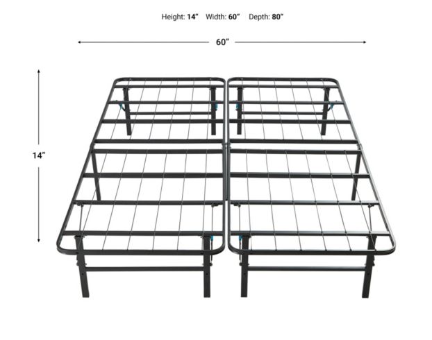 Sleeptone Foldable Metal Queen Platform Bed Frame large image number 7