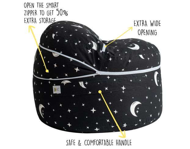 Smart Wallaby Starry Night Storage Bean Bag large image number 4