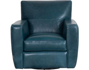 Soft Line America 4821 Collection Teal 100% Leather Swivel Chair