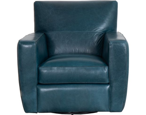 Soft Line America 4821 Collection Teal 100% Leather Swivel Chair large image number 1
