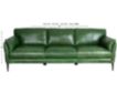 Soft Line America 7905 Collection 100% Leather Green Sofa small image number 5