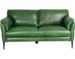 Soft Line America 7905 Collection 100% Leather Green Loveseat small image number 1