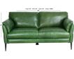 Soft Line America 7905 Collection 100% Leather Green Loveseat small image number 5