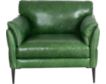 Soft Line America 7905 Collection 100% Leather Green Chair small image number 1