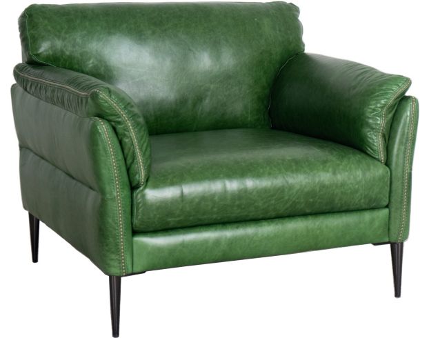 Soft Line America 7905 Collection 100% Leather Green Chair large image number 2