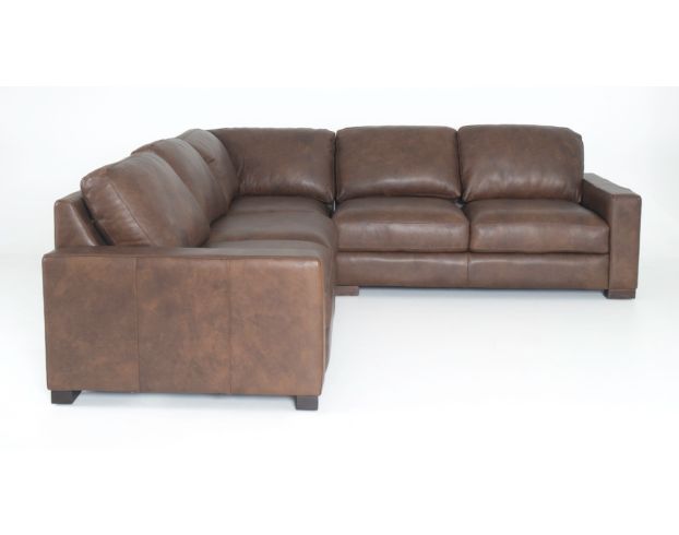 Soft Line America 7795 Dutton Chocolate Genuine Leather 3-Piece Sectional large image number 3