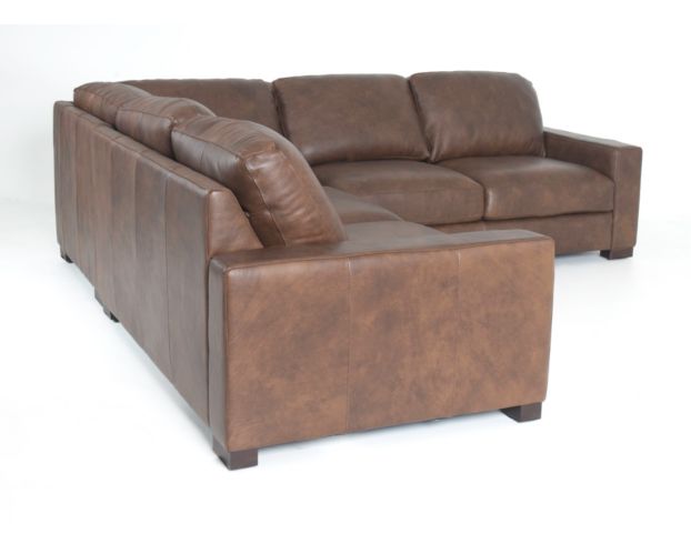 Soft Line America 7795 Dutton Chocolate Genuine Leather 3-Piece Sectional large image number 4