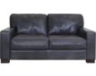 Soft Line America 4522 Collection Gray 100% Leather Loveseat small image number 1