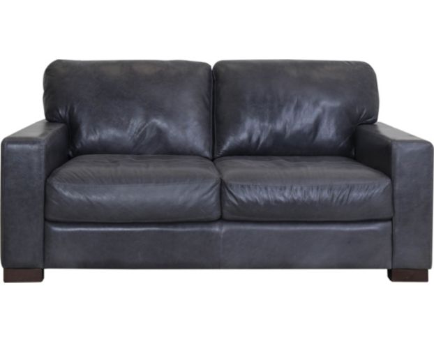 Soft Line America 4522 Collection Gray 100% Leather Loveseat large image number 1