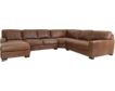 Soft Line America 4522 Collection 100% Leather 4-Piece Sectional small image number 1