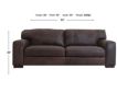 Soft Line America 7445 Collection 100% Leather Sofa small image number 3