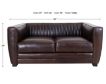 Soft Line America 7640 Collection 100% Leather Loveseat small image number 6