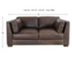 Soft Line America 7629 Collection 100% Leather Loveseat small image number 6