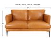 Soft Line America 7510 Collection 100% Leather Loveseat small image number 6