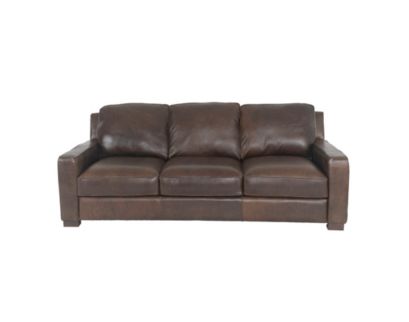 Soft Line America 7530 Collection Utah Chestnut Genuine Leather Sofa