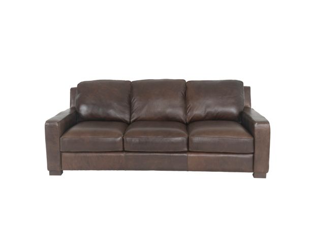 Soft Line America 7530 Collection Utah Chestnut Genuine Leather Sofa large image number 1