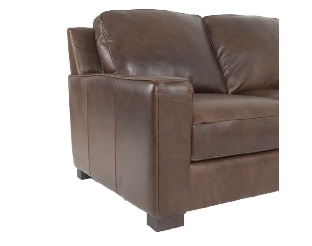 Soft Line America 7530 Collection Utah Chestnut Genuine Leather Sofa large image number 9