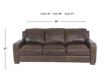 Soft Line America 7530 Collection Utah Chestnut Genuine Leather Sofa small image number 10