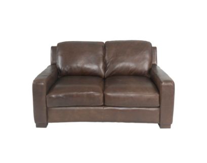 Soft Line America 7530 Collection Utah Chestnut Genuine Leather Loveseat