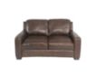 Soft Line America 7530 Collection Utah Chestnut Genuine Leather Loveseat small image number 1