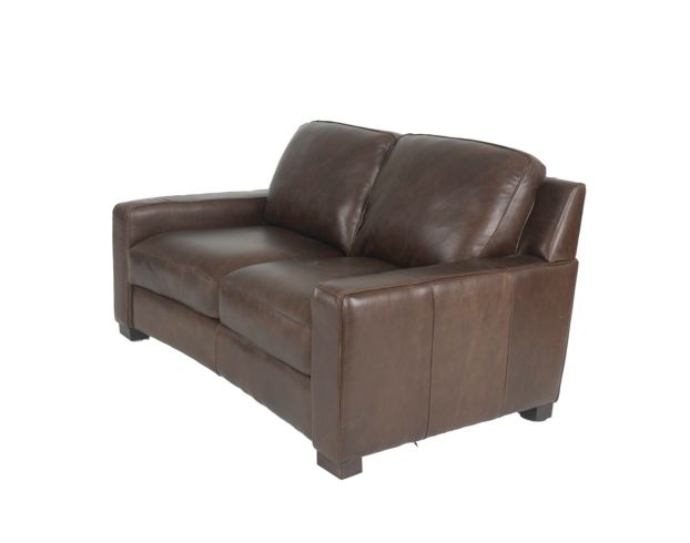 Soft Line America 7530 Collection Utah Chestnut Genuine Leather Loveseat large image number 2